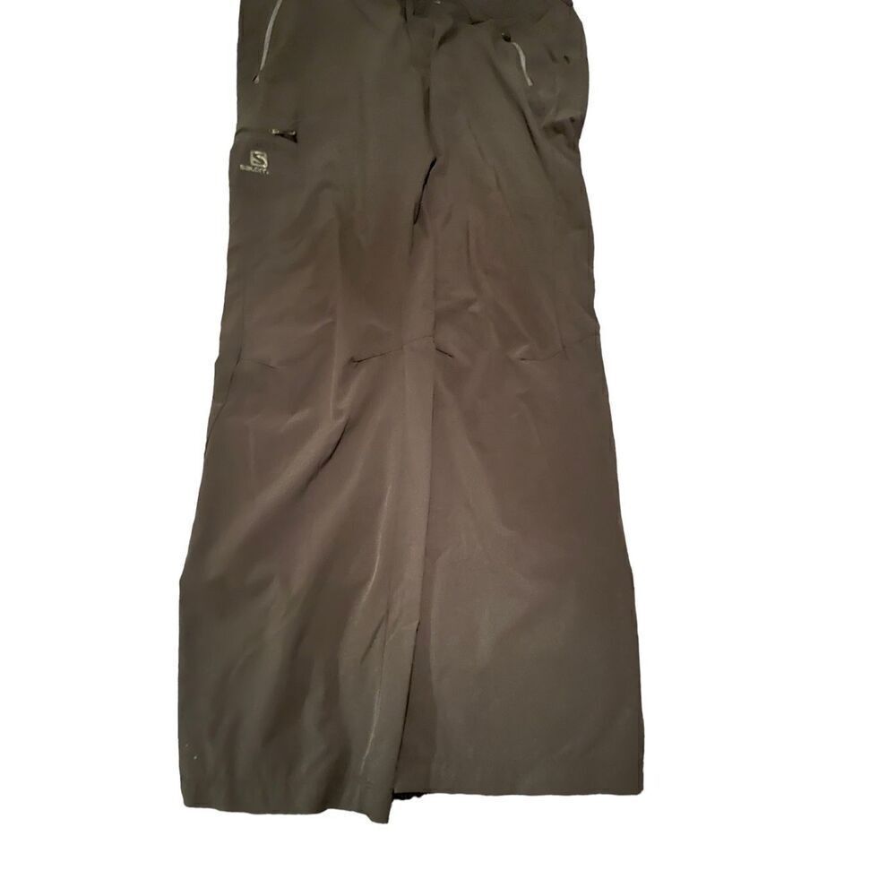 Salomon Mens Black For Advanced Skin Dry Warm Softshell Ski Pants Size 40 - Picture 6 of 16
